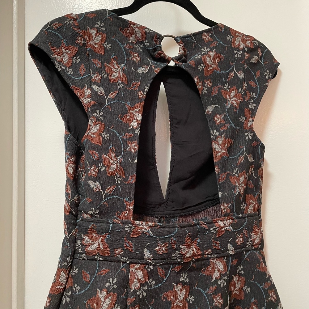 Free People Structured Floral Mini Dress - Picture 9 of 16